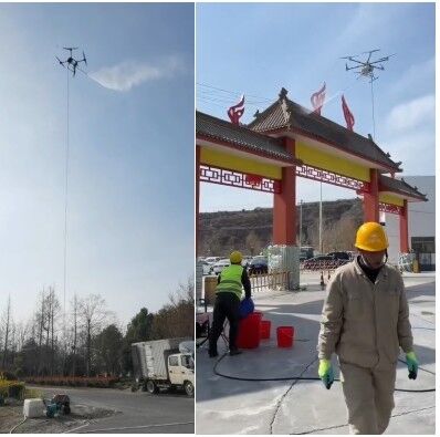 آخرین اخبار شرکت در مورد سیستم بدون سرنشین متصل به تمیز کردن آب MYUAV