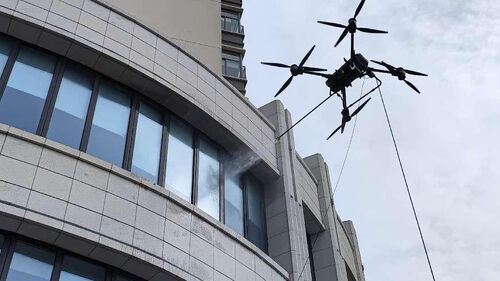 آخرین اخبار شرکت در مورد MYUAV FC30X Drone: تمیز کردن ساختمان های بلند دیگر مشکلی نیست!