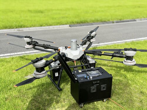 آخرین اخبار شرکت در مورد 60 متری بالای زمین! MYUAV FC100X دو قطعه آتش نشانی بدون سرنشین آزمایش می شود