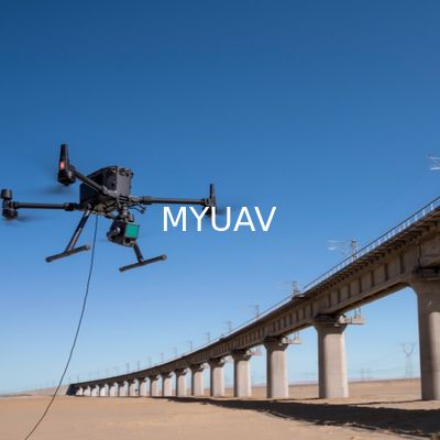 MYUAV پل بازرسی Drone سیستم متصل AI آسان برای کار ایمنی بالا